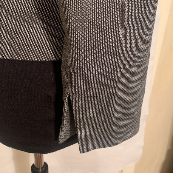 Etcetera Size 0 Black/Gray Jacket, Pit to Pit 17 1/2”, Length 24” New - Picture 9 of 12